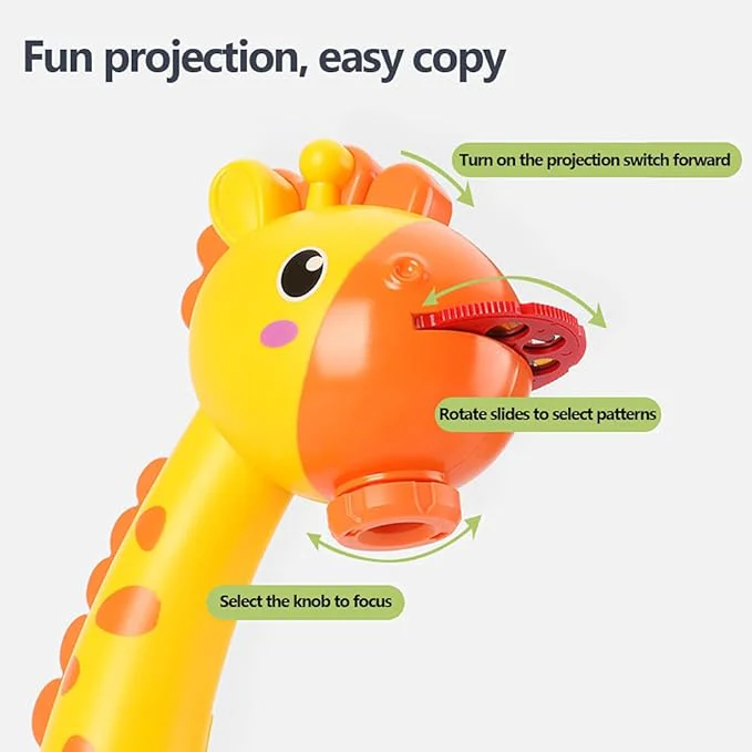 Kid's Projector Drawing Board Table with Projection Function