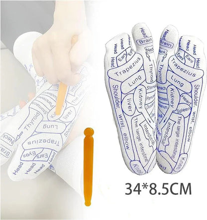 Foot Massage Acupressure Socks (SOCKS + STICK)